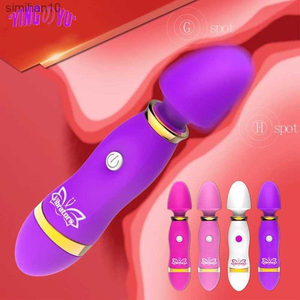 Vibrator High Speed Dildo Orgasmus G-punkt Vagina Körper Massager Nippel Klitoris Stimulator Sex Spielzeug Für Frauen Paare Erwachsene spiele L230518