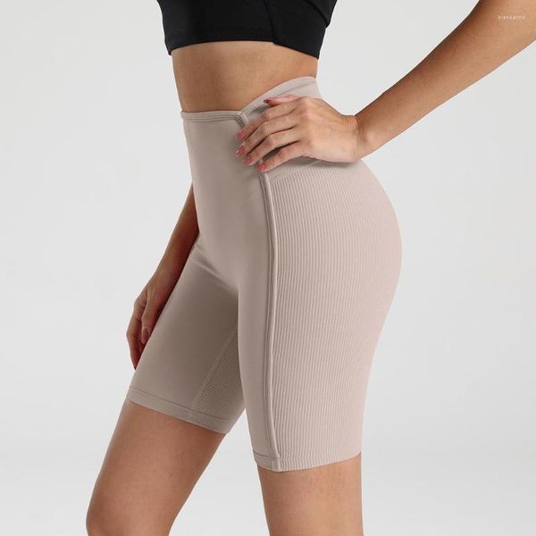 Shorts ativos cintura alta feminino yoga fitness roupas de ginástica 2023 treino de verão corrida roupas esportivas curtas leggins de secagem rápida Deportivo Mujer
