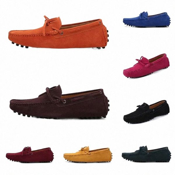 scarpe casual da uomo espadrillas triple nero navy marrone vino rosso verde caffè arancione scarpe da ginnastica da uomo in mogano jogging all'aperto a piedi due v7Dt #