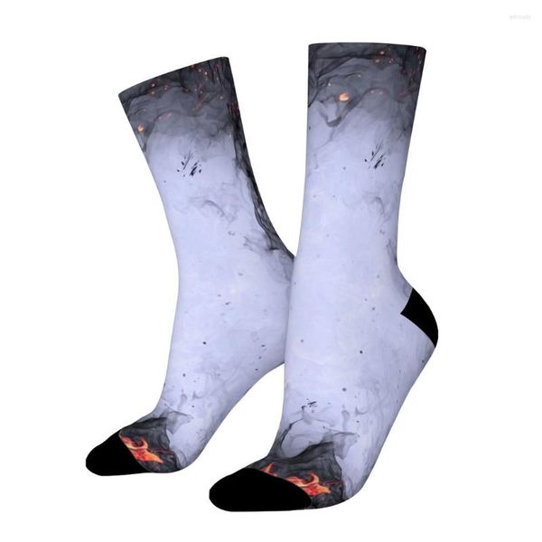 Herrensocken Free Ringtones Fire Straight Male Herren Damen Herbststrümpfe Polyester