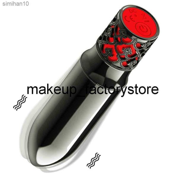 Massaggio 10 modalità G-Spot Mini Bullet Vibratori per le donne Stimolatore del clitoride Potente massaggiatore USB ricaricabile Giocattoli del sesso per adulti 18 L230518