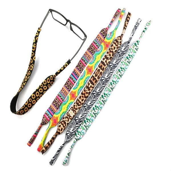 Neopren-Brillenseil, Partybevorzugung, einseitiger Druck, Schwimmen, Ski, Outdoor-Sport, Schutzbrillen-Lanyard