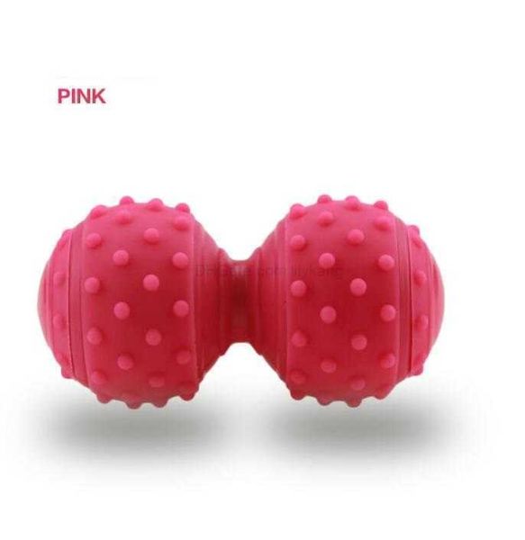 Yoga Point Massage Ball Spiky Massage Ball Sollievo dallo stress Piede Braccio Collo Schiena Massaggio del corpo Trigger Roller Aiuta la circolazione sanguigna palla di arachidi