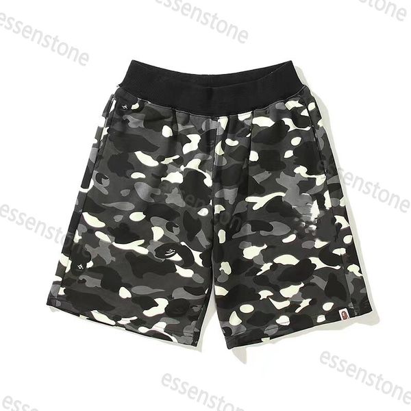 Shorts Tubarão Shorts Masculinos Camuflado Multi Estilo Swim Shorts Para Homens Mulheres Streetwears Roupas de verão bap pes curto