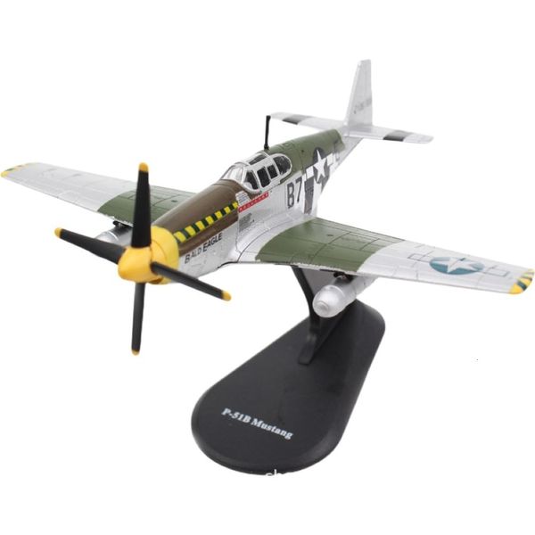 Aeronave Modle North American P-51 Mustang Single-Seat Fighter Plane 172 Military Aircraft 25cm Model Alloy Aviation Collectible Souvenir 230602