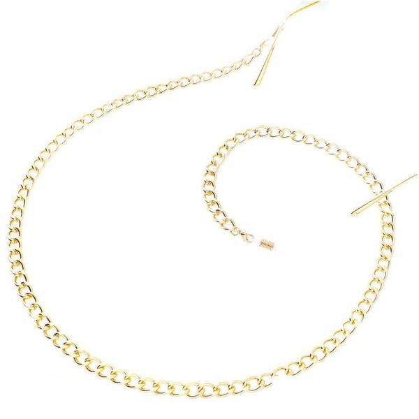 Brillenketten Punk Gold Metall Brillenkette Halskette Brillenschnur Legierung Halsband Halter Zubehör Drop Lieferung Mode DHYJ4