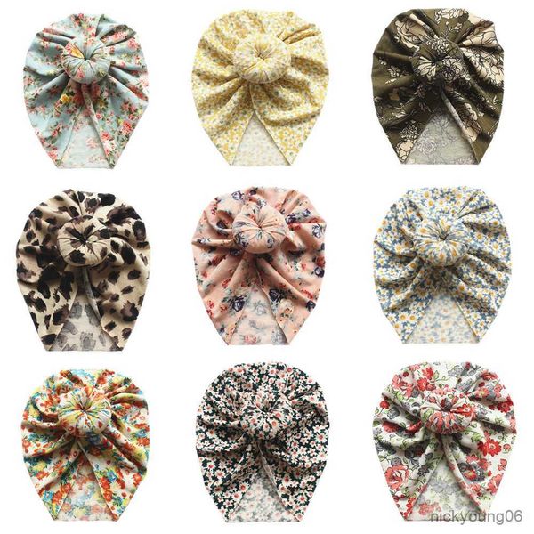 Haarschmuck Frühling Sommer Baby Junge Mädchen Hut Turban Super Weiche Indische Kinder Beanie Neugeborenen Stirnband Kappen