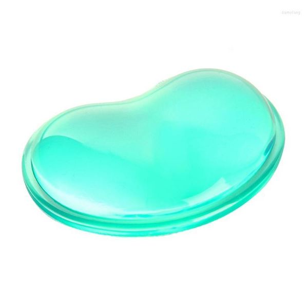 Mouse Pad Poggiapolsi 2023 Comfort a forma di cuore Riposo 3D Gel di silice Cuscino per le mani Memory Cotton Pad per lavoro d'ufficio