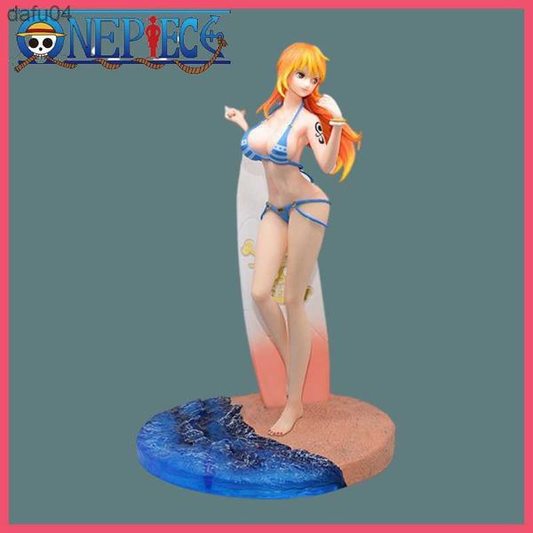 33 см. Один кусок фигура фигура аниме сексуальная девушка пляжного серфинга купальники коллекция статуи модели Статуя Кукла Подарки Декор игрушки L230522