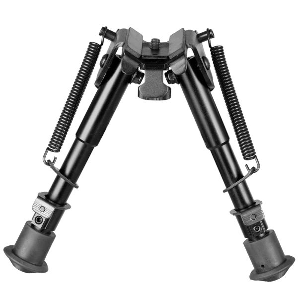 6 -9 Taktik Tüfek Bipod Ön Kavrama Montajı Airsoft Painball XJM330R için Tamamen Ayarlanabilir Yay Ejects Bacakları