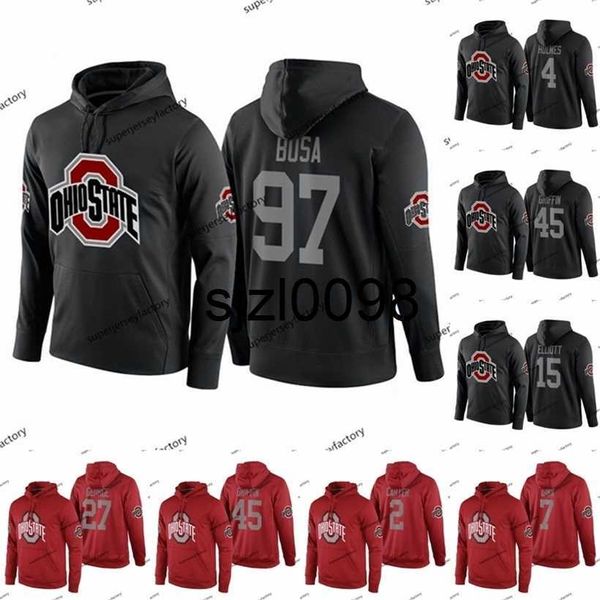 Sj98 Mens Ohio State Buckeyes Joey Bosa Hoodei Jersey Archie Griffin Dwayne Haskins Chris Olave Santonio Holmes Mike Weber Jr. Cris Carter James