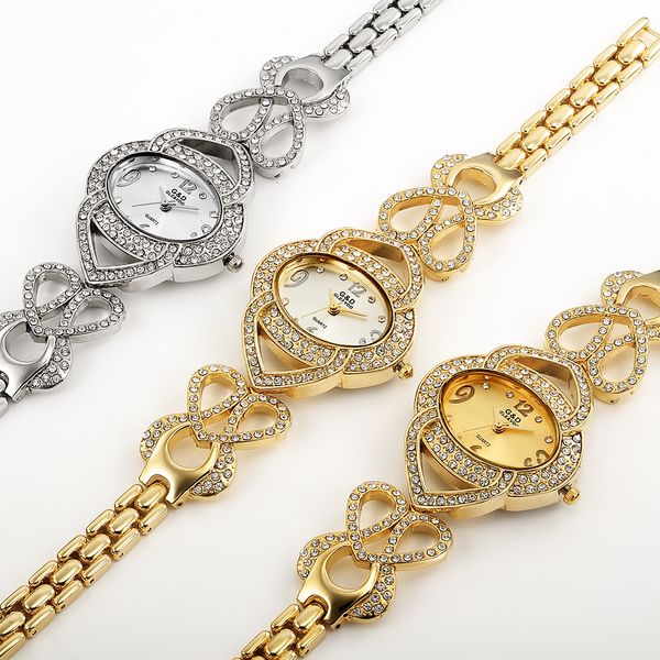 relógios relógio de alta qualidade com incrustações de diamantes europeus e americanos populares relógios femininos pulseira relógio