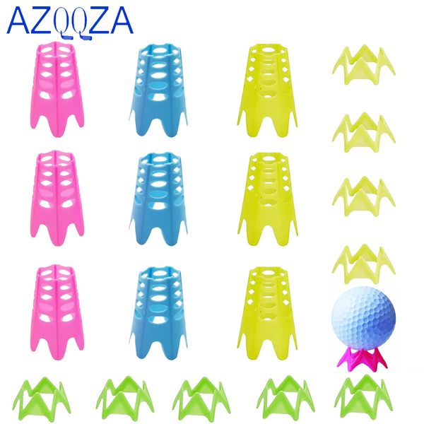 Tee da golf 10Pcs T-shirt per tappetino da golf T-shirt simulatore di golf T-shirt da golf pratica per erba invernale e campo pratica T-shirt da golf per la casa per allenamento di golf 230603