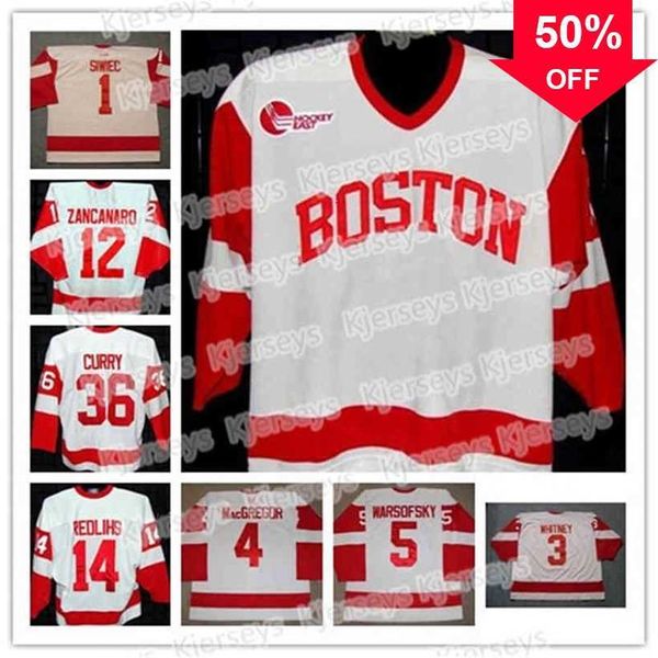 Mag Boston Terriers College Hockey 36 John Curry 14 Jekabs Redlihs 11 Dan Spang 1 Stephan Siwiec 3 Ryan Whitney 12 Brad Zancanaro Jerseys Cheap