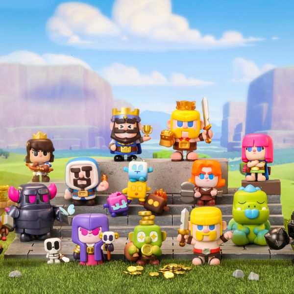 Puppenkörperteile 100 Original SUPERCELL Collection Clash of Clans Spielcharakterfiguren Blind Box Spielzeug und Überraschungs-Actionfigur 230603