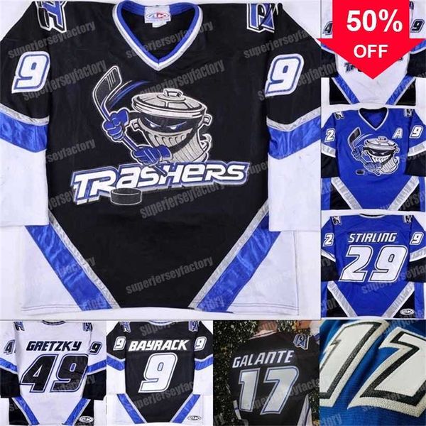 Mag A3740 Jugend Danbury Trashers 2004-05 Jersey Brent Gretzky Mike Bayrack Galante Brad Wingfield Jon Mirasty Scott Stirling Bren Dan McCartin Regan