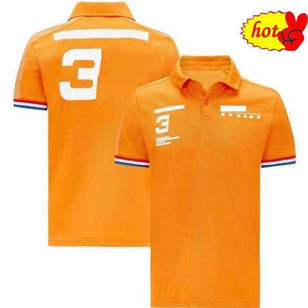 Temporada F1 Racing Polo Camisa Fórmula 1 Team Factory Uniforme Verão T-shirt de manga curta do mesmo estilo2935 Ql5z