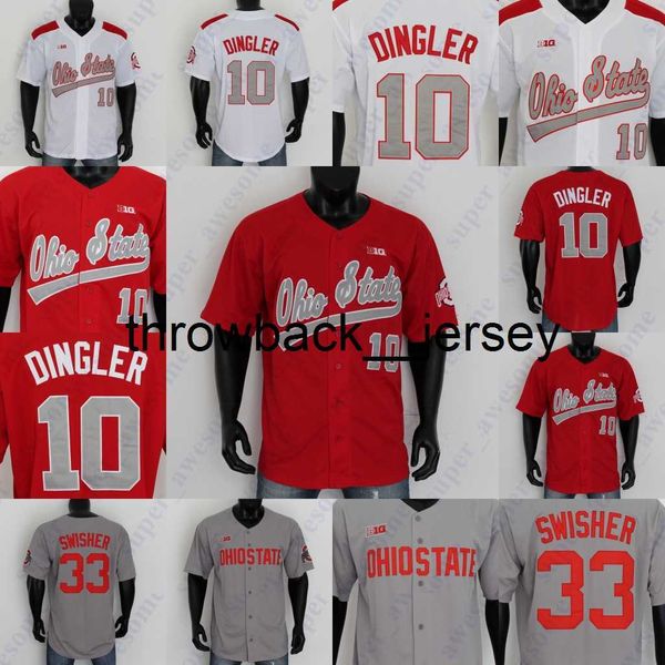 Thr Ohio State Baseball Jersey Nolan Clegg Colton Bauer Archer Brookman Sam Wilson Nick Erwin Noah West Aaron Hughes Matt Carpenter Marcus Ernst