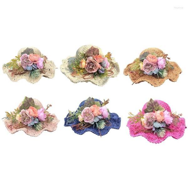 Berets Western Hepburn Hat с розовой воздухопроницаемой Одри в стиле All-Match Vintage Peony Po Reps Headgear