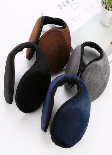 Homens earmuffs inverno aquecedores de orelha de pelúcia earmuffs manter quente protetor de ouvido confortável macio capa de ouvido natal favor yfa126812749