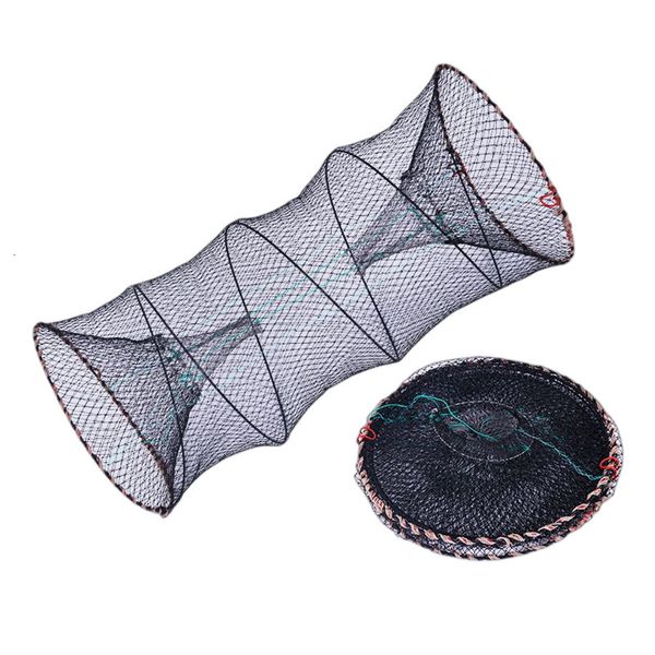 Acessórios de Pesca Rede de Pesca Dobrável Lagostins Capturadores de Caranguejos Armadilha Carpa Esporte Acessórios Surfcasting Itens de Piscina Kit Stuff Scoop Fundição Rede 230603