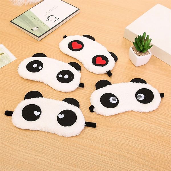 Masques de sommeil 10 PCS Patch pour les yeux en peluche Masque pour les yeux de bande dessinée Masque pour les yeux mignon Soft Eye Peluche Animal Eyepatch Furry Bandeau 230603