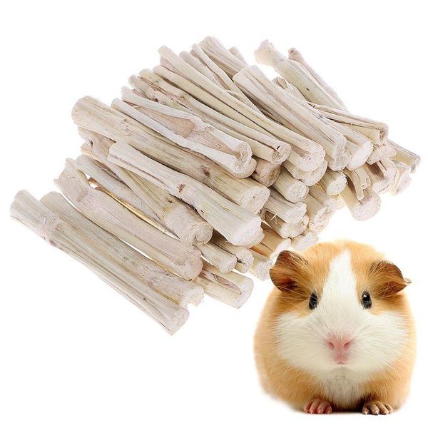 Brinquedos 500g vara de bambu doce ramo hamsters chinchilas coelho papagaio rato lanches limpeza dentes tratar molar mastigar brinquedo