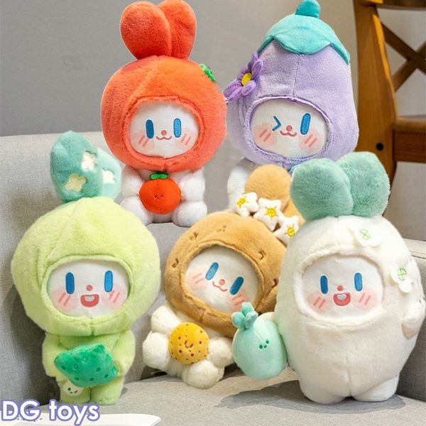 Bambole di peluche Adorabili elfi vegetali morbidi Plushie Farcito Cartone animato Melanzane Pomodoro Broccoli Ravanello Figura di anime Bambola Baby Placare Elfo 230603