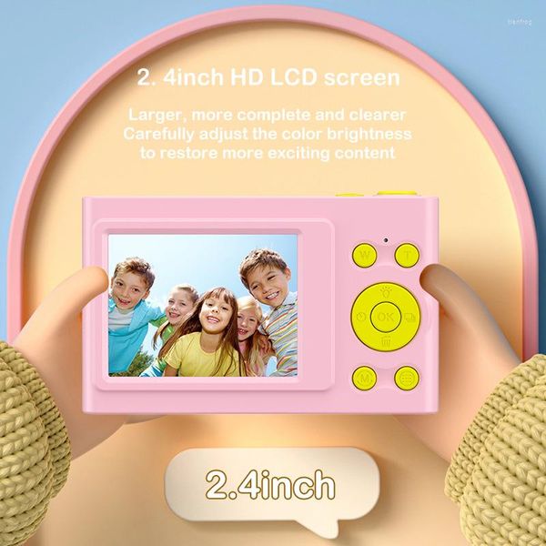 Kinderkamera kann Bilder, Videos, Farben, digital, intelligentes Geschenk, Spielzeug, Mini-Vintage-HD-Karte aufnehmen