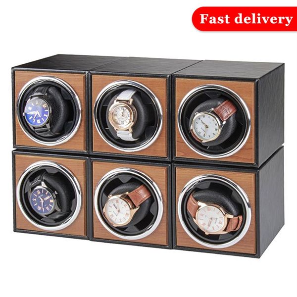 Watch Winder per orologi automatici singolo Accessori per orologi in legno Scatola per orologi Storage Luxury CX200807188w