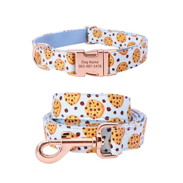 Collari biscotti Collare per cani Papillon con collare per cani grandi e piccoli in metallo Accessori per animali domestici