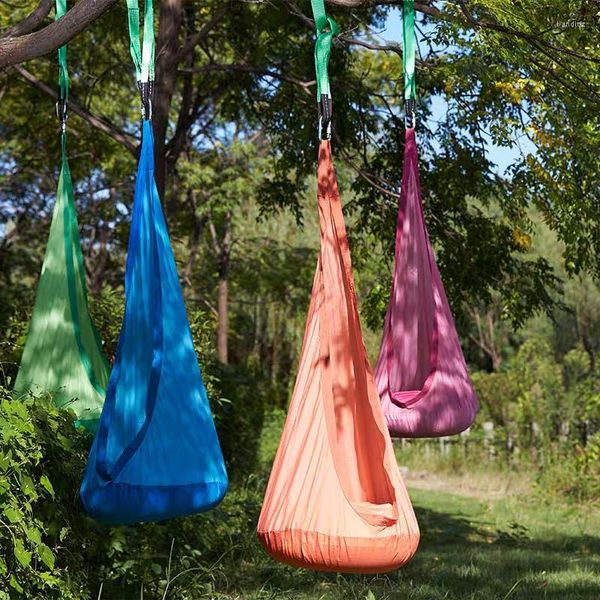Лагерная мебель для детей на открытом воздухе играет в гамак -бобовой сумку детские качание качели для