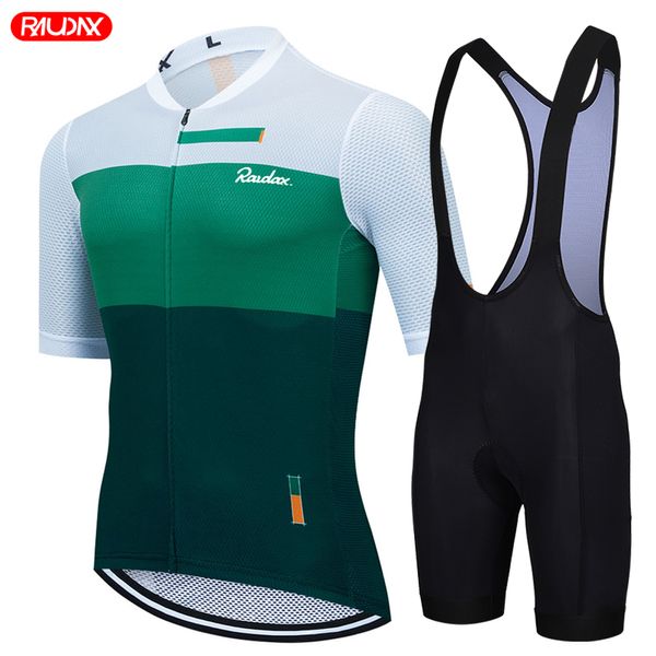 Conjuntos de Camisa de Ciclismo Conjunto de Bicicleta de Estrada Roupas Masculinas Verão MTB Roupas de Equipe Manga Curta Uniforme Triatlo Skinsuit Ropa De Hombre 230603