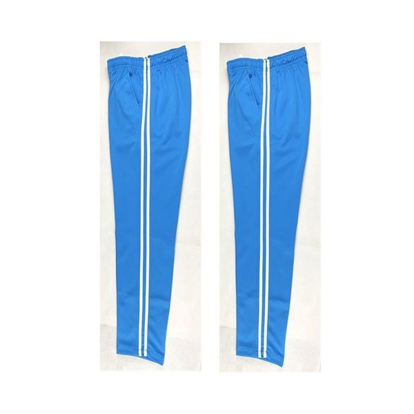 Hosen Sommer Männer lässige Jogging Pants Männer Jogger Basishosen Trailsuit Streifen Schlanke dünne atmungsaktive Sportswear Sky Blue Track Hosen