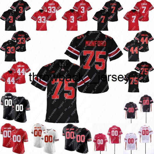 Camisa Thr Ohio State Buckeyes Michael Hall Jr Taron Vincent Javontae JeanBaptiste Tyler Friday Tanner McCalister Chip Trayanum Denzel Burke Noah Ruggles Jesse Mir