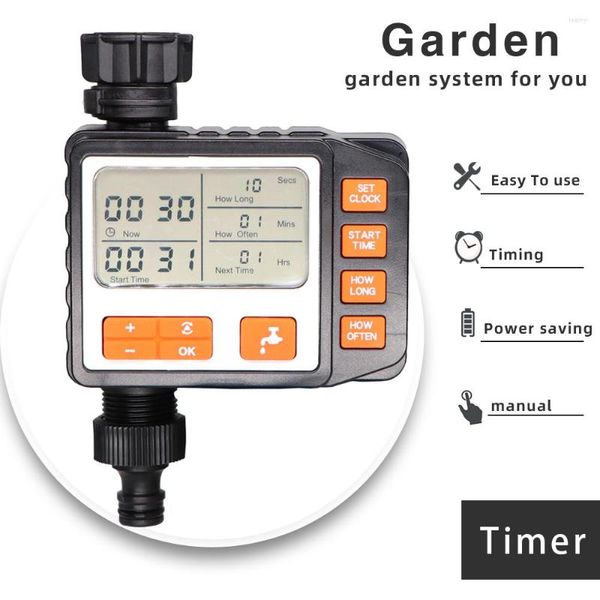 Bewässerungsgeräte Gartenwasser-Timer Programmierbare Steuerung Automatische Bewässerung Wasserdichtes Gewächshaus-Blumentopf-Sprinkler-Tropfsystem