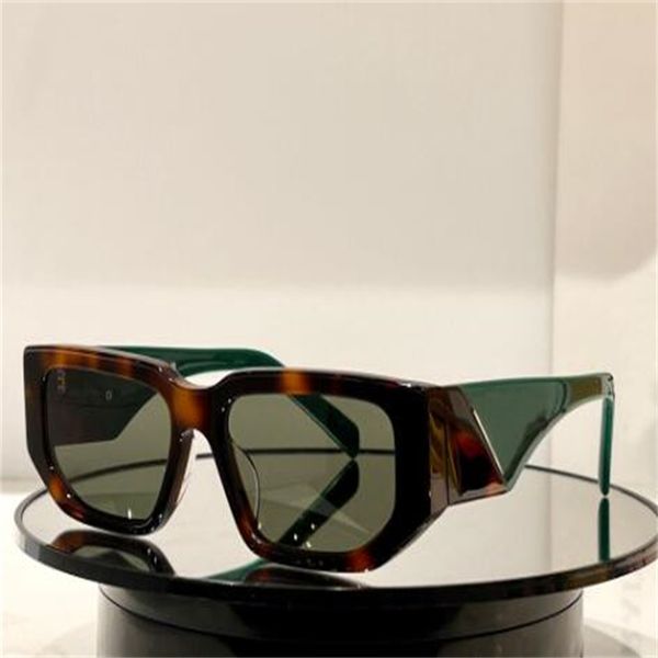 Классическая мода популярная уксусная кислота 09z Женские мужские прямоугольные солнцезащитные очки Дизайнерские спортивные виды спорта и солнцезащитные очки для отдыха UV400 Mask с коробкой