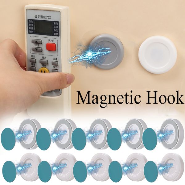 Magnetische Haken Wandhalterung Starker Magnethalter Haken für Kühlschrankaufkleber Fernbedienung Aufbewahrungshalter Home Organizer Haken