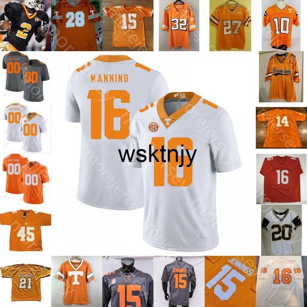 Wsk Custom Tennessee Volunteers Football Jersey NCAA College Eric Berry Doug Atkins Patterson Jamal Lewis James Stewart Heath Shuler Slaughter