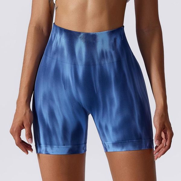 Leggings da donna MODITIN Pantaloncini attillati senza cuciture per donna 2023 Cool Tie-dye High Wasit Pantaloni push-up Abbigliamento da palestra Running Woukout