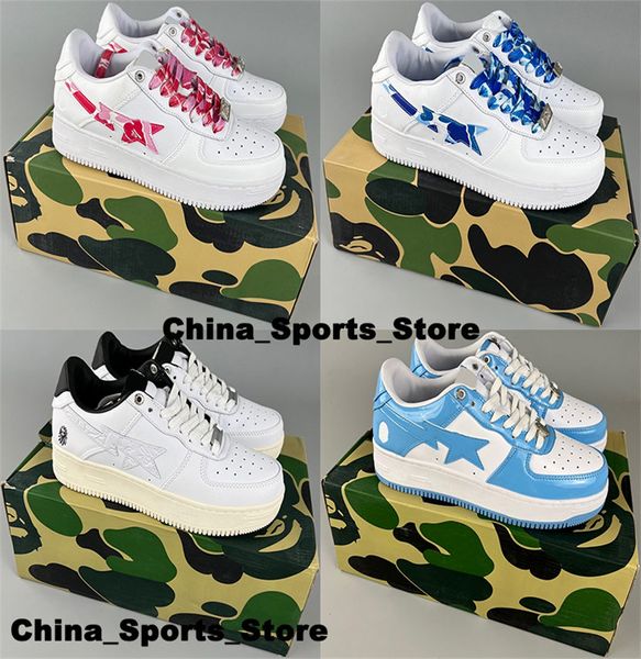 Повседневный размер 13 Кроссовки Обувь Us13 A Bathing Ape BapeStar Low Мужские кроссовки для бега Большой размер 12 Синий Us 13 Женские кроссовки для скейтборда Eur 47 Дизайнер Eur 46 Высокое качество