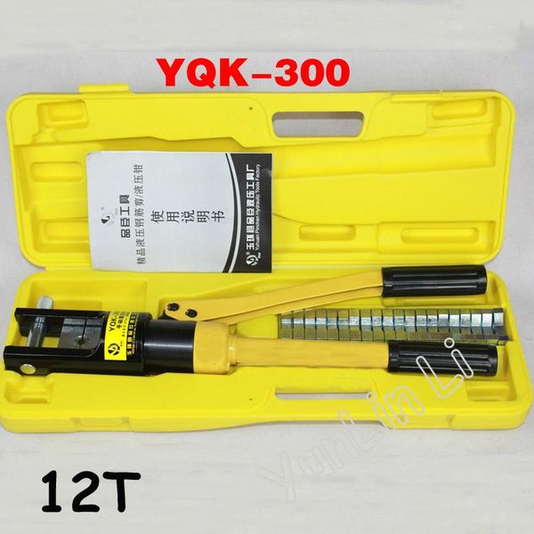 Gereedschap 10300mm Crimping -Bereich Hydraulik Crimping Tool 12T Druck YQK300 Hydraulikkabel -Kabel -Kabel Crimping -Werkzeuge, Drücken Sie Kabelanschluss