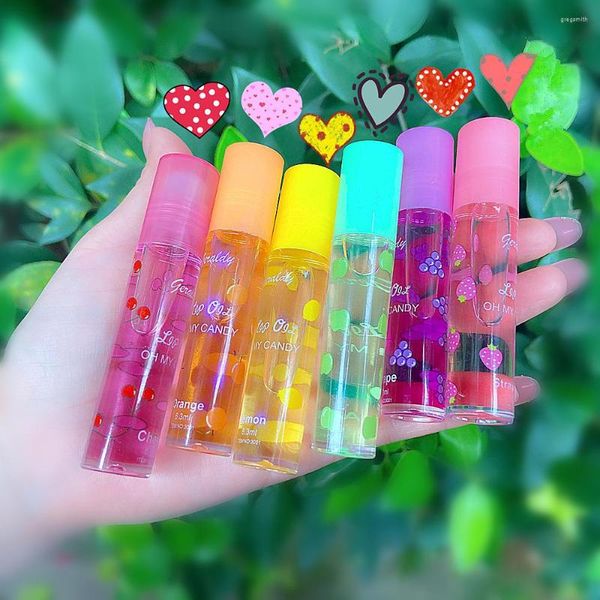 Lip Gloss Walking Perlen Frucht Pflanzenextrakte Wasser Toot Öl Glas Klar Farblose Gelee Feuchtigkeitsspendende Befeuchten Make-Up Verkauf