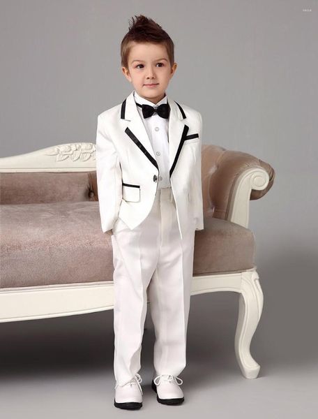 Männer Anzüge 2023 Kerbe Revers One Button Kostüm Kinder Hübscher Junge Smoking Für Hochzeit Party Abendessen Prom 2 Stück (jacke Hosen)