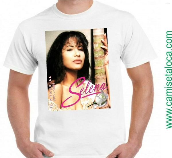 T-shirt da uomo T-shirt SELENA QUINTANILLA - Cantante Actriz Y Modelo Design Style Fashion Manica corta