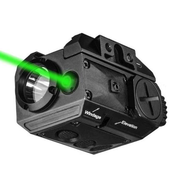 Taktisches hellgrünes Laser-Combo-Lichtpistolen-Taschenlampen-Standardgewehr mit Picatinny-Schiene AR15