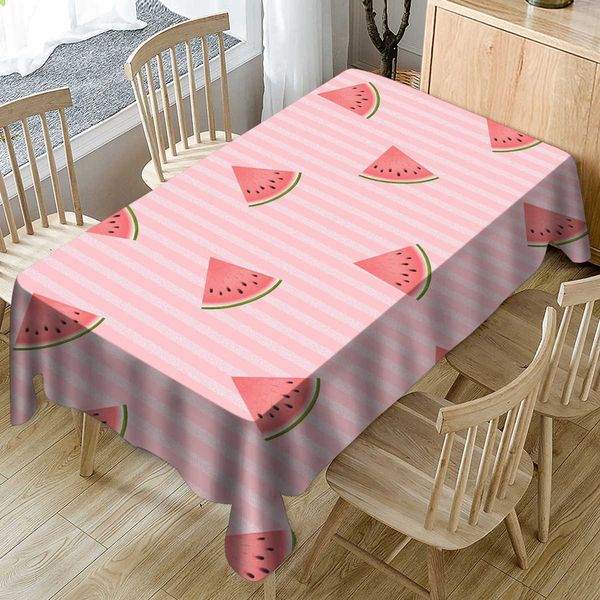 Pano de mesa Venda Quente Commodities Dos Desenhos Animados Padrão de Creme de Frutas Padrão Fresco e Elegante R230605