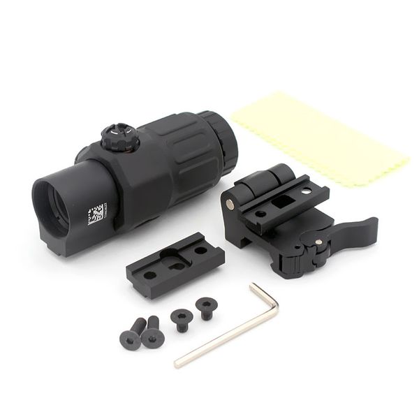 NOVITÀ Lente d'ingrandimento G33 Replcia perfetta di alta qualità Interruttore laterale QD staccabile rapido W/Marcatura completa del logo per la caccia Airsoft Scope