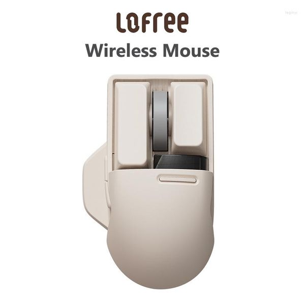 Favore di partito Mouse wireless Bluetooth Lofree Tre modalità di connessione 650mAh Ricaricabile Regalo ragazza creativa e carina