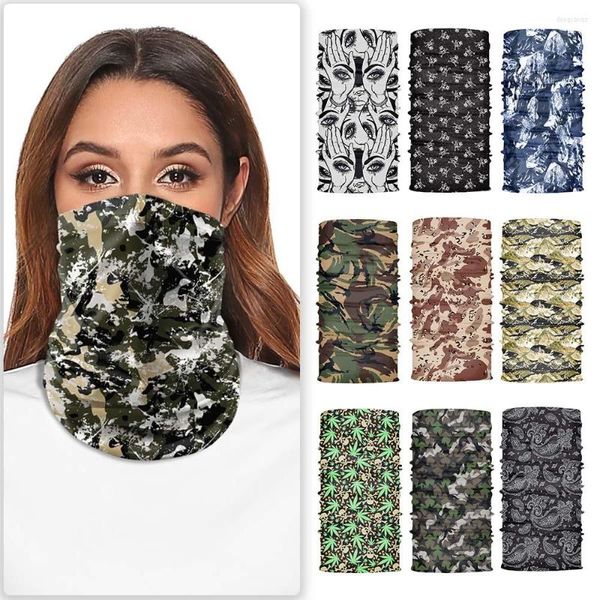 Sjaals Buffs Halsbeenkap Hoofdband Vissen Wandelen 2023 Zomersjaal Hoofddeksels Gezichtsmasker Outdoor Sport Camouflage Naadloos Fietsen Bandana